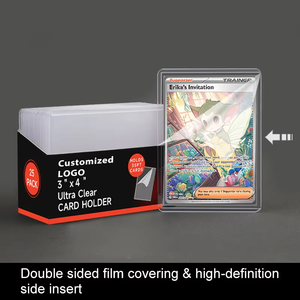Hộp đựng thẻ ảnh Acrylic 3x4 inch, siêu trong suốt, bảo vệ thẻ bài Pokémon, thẻ bài thể thao, thẻ bài TCG - Product Image 2