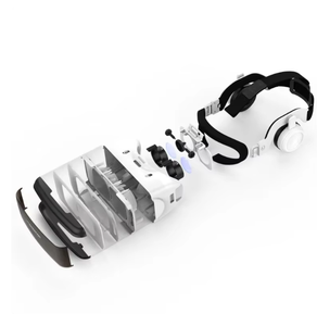 Meilleures ventes <span class=keywords><strong>VR</strong></span> SHINECON G06EB Lunettes de réalité virtuelle 3D <span class=keywords><strong>pour</strong></span> <span class=keywords><strong>smartphone</strong></span> de 4,7 à 6,1 pouces avec <span class=keywords><strong>casque</strong></span> HiFi - Product Image 1