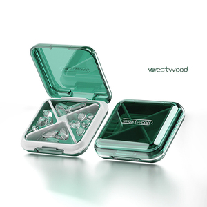 กล่องยาสุดหรูกล่องยาแบบหนากล่องยาสำหรับเดินทางแบบพกพากล่องยาประจำสัปดาห์ - Product Image 1