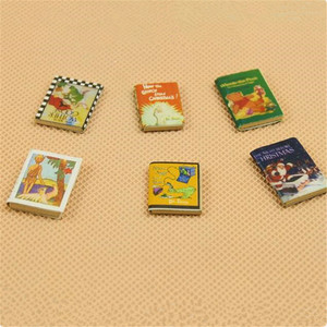 Juego de 6 1:12 accesorios de muebles en miniatura para casa de muñecas <span class=keywords><strong>libro</strong></span> de cómic molde <span class=keywords><strong>objetos</strong></span> decorativos - Product Image 2