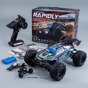 SJY-Q132-A Voiture RC tout-terrain 2.4G 4x4 à échelle 1/16 entièrement proportionnée, voiture de course télécommandée, moteur brossé RC390, 38 km/h - Product Image 4