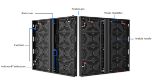 จอแสดงผล LED ประหยัดพลังงานสูง TI Series P6.66 สำหรับโฆษณากลางแจ้ง ป้ายดิจิทัล - Product Image 2