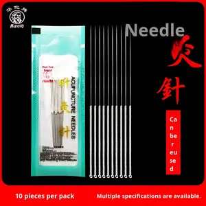 เข็มฝังเข็มยาจีนโบราณแบบใช้แล้วทิ้งยี่ห้อ <span class=keywords><strong>Huatuo</strong></span> ได้รับการรับรอง CE 1.5มม. แบบละเอียดพิเศษทางการแพทย์ - Product Image 2