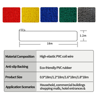 Tapis enroulable antidérapant en PVC pour salon et entrée, motif spaghetti
