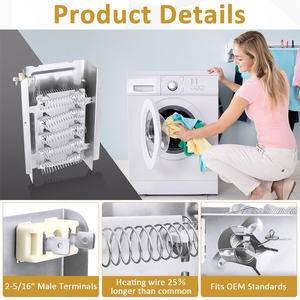 <span class=keywords><strong>Filtre</strong></span> à charpie pour sèche-<span class=keywords><strong>linge</strong></span> électrique <span class=keywords><strong>Whirlpool</strong></span>, authentique FSP OEM 783903641739 279838, 240V 5400W - Product Image 5