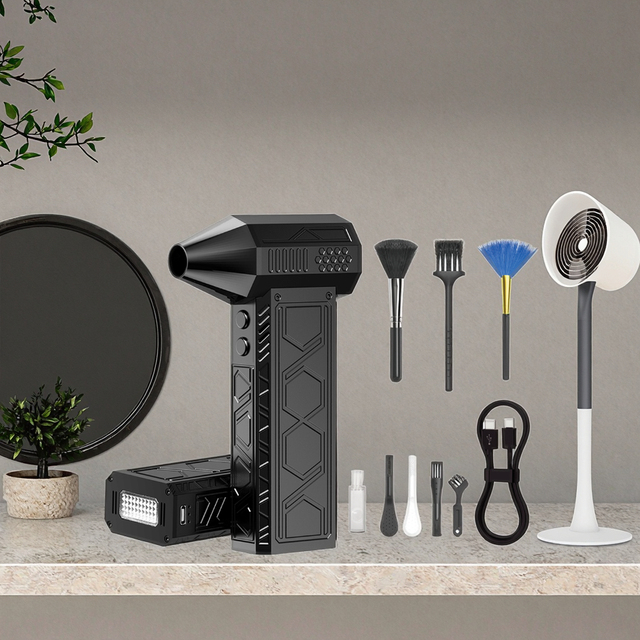 Hot Sell 8000mAh Portable High-Speed Handheld Air Duster Collector 135000RPM Turbo Fan Brushless Motor Mini Cleaners Car Outdoor