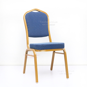 Chaises et tables de banquet bleues empilables en métal pour événements, idéales pour mariages et réceptions - Fabrication en gros 2026 - Product Image 4