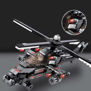 8in1 ville Swat <span class=keywords><strong>Police</strong></span> hélicoptère enfant <span class=keywords><strong>Police</strong></span> voiture jouet avion Jeep transporteur rue véhicules armure camion bloc de construction Kit - Product Image 5