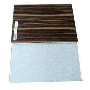 Fire proof Environmental friendly veneer MGO panel for wall decoration