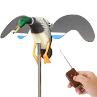 Canard motorisé télécommandé personnalisé pour la chasse en extérieur, leurre vibrant pour oiseaux aquatiques, alimenté par batterie