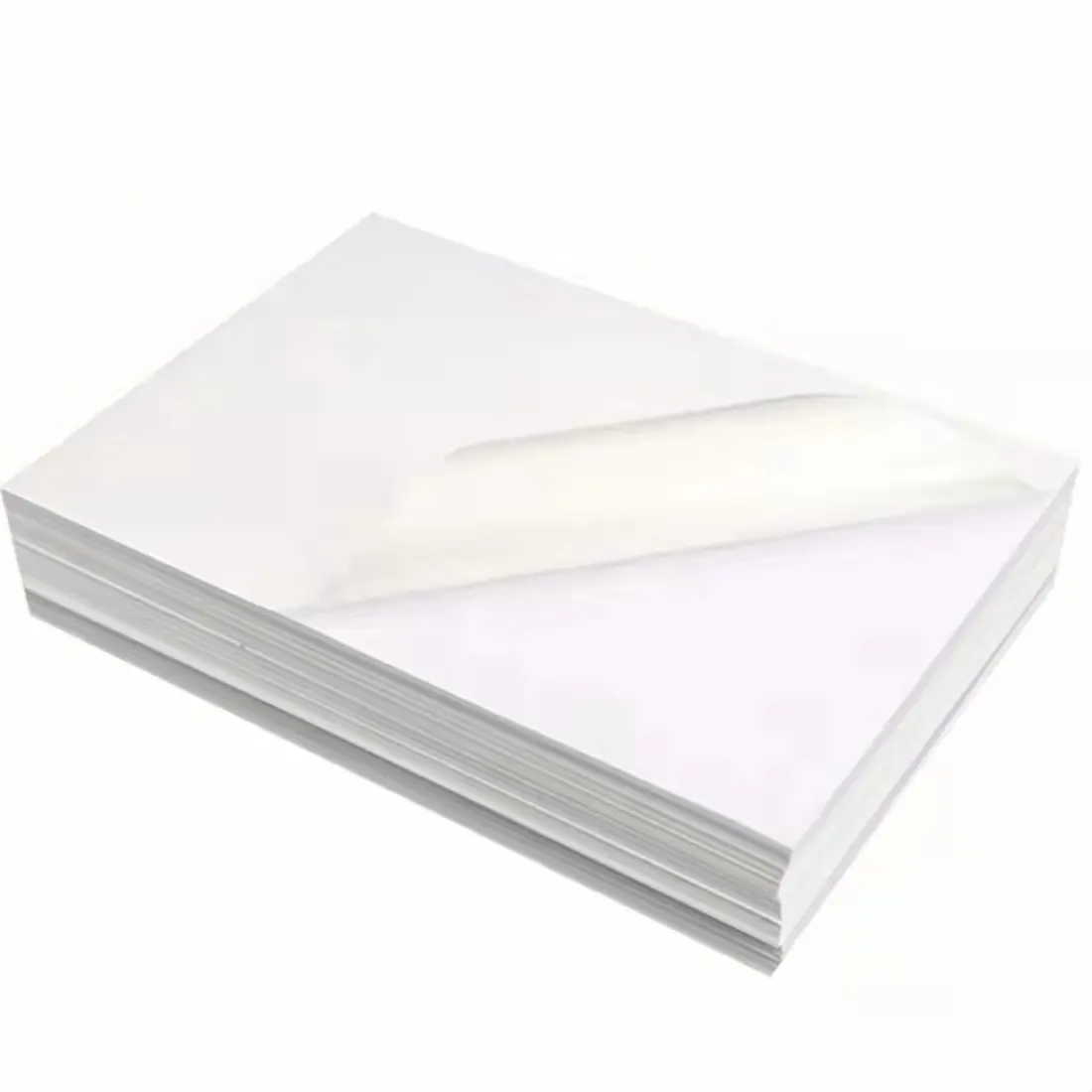 DIY Packaging Label Waterproof PP Paper Glossy Printable Vinyl Sticker Paper Self Adhesive Paper Roll For Inkjet Printer