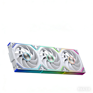 Ventilador de Refrigeración para PC Jungle Leopard V2SE 120mm ARGB, Rodamiento de Aceite, 55CFM, 30dBA, Giro Hacia Adelante/Atrás, Blanco y Negro - Product Image 3