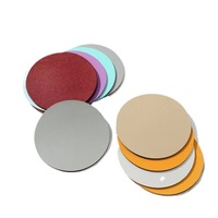 Sous-verres carrés double face en cuir YS, tapis résistants à la chaleur pour la maison, dessous de cendrier, napperons de table 10 cm, style américain, personnalisables