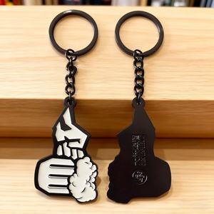 Llavero de Metal Suave Personalizado con Logotipo, de Aleación de Zinc, Adorno de Recuerdo, Colgante Impermeable de Alta Calidad, Venta al Por Mayor - Product Image 1