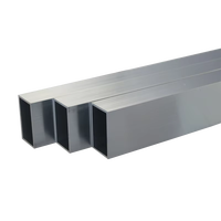 Tube en alliage d'aluminium sur mesure, profilé d'extrusion en aluminium Alu 6061 6063, tubes carrés en aluminium, tube en aluminium sans soudure