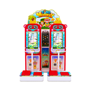 ZmSoft, <span class=keywords><strong>juego</strong></span> de aventura Monkey <span class=keywords><strong>Dash</strong></span> de fibra de vidrio que funciona con monedas con enchufe personalizado, potencia de 110/220V para niños, familias, versión en inglés - Product Image 5