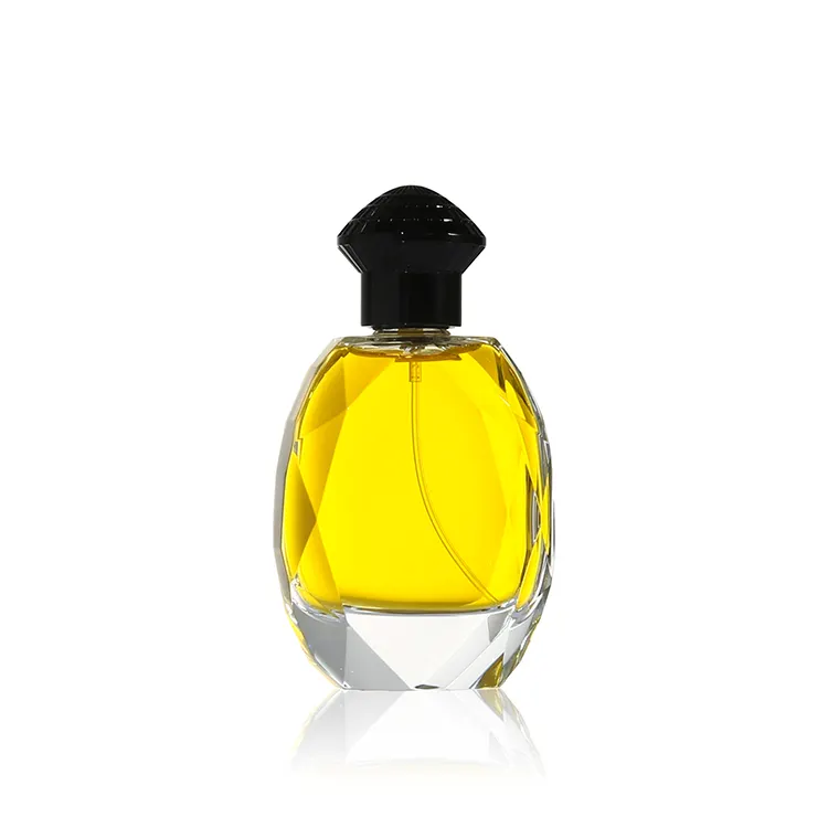 Luxury Parfum Botol 50ml100ml Heavy Base Glass Perfume Bottle 50ml 100ml Empty Glass Fragrance Parfum Spray Bottle