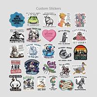 Etiquetas Adhesivas de Vinilo Holográficas Personalizadas, Resistentes al Agua, al Aceite y a la Intemperie, Removibles, para Decoración DIY y Regalos