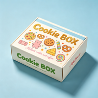 Boîte cadeau de luxe pour biscuits avec estampage à chaud, expédition rapide en 72h, boîte d'expédition en carton personnalisée avec logo