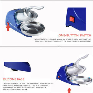 Rasoir à glace pour la fabrication de boissons pour des cônes de neige <span class=keywords><strong>ou</strong></span> des barboteuses rapides à gros copeaux <span class=keywords><strong>ou</strong></span> à copeaux fins Mini machine à glace portable - Product Image 3