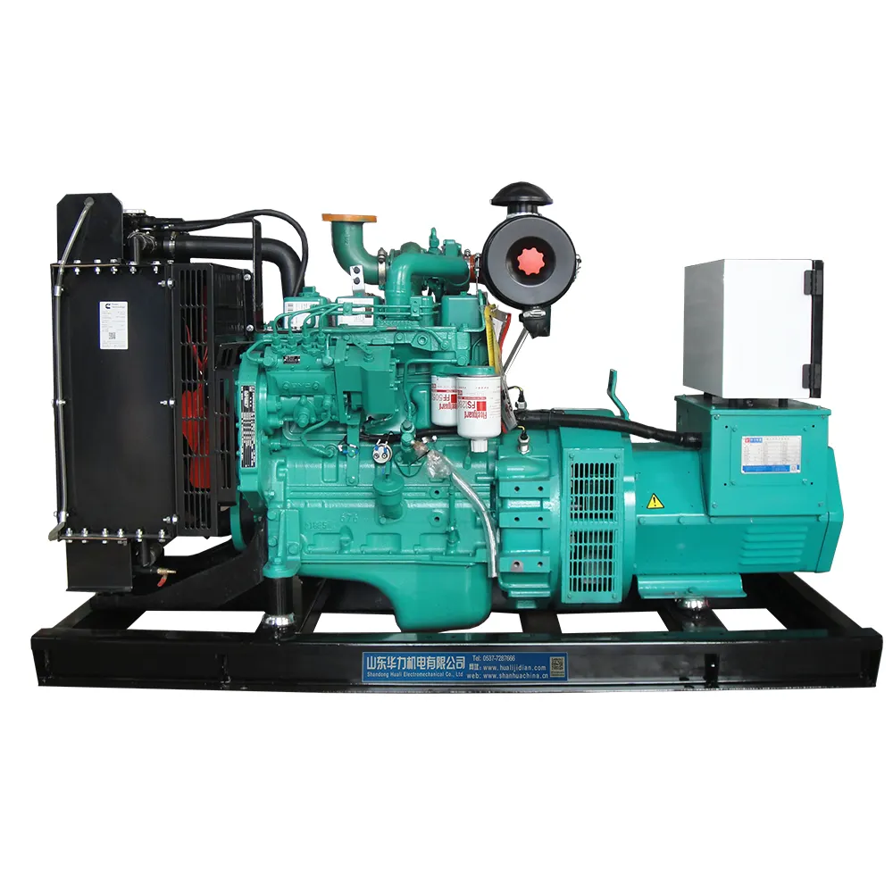 CUMMINS Diesel generator OPEN oder SILENT TYP 25KVA 20KW Hochleistungs-Standby-Netzteil Fabrik preis