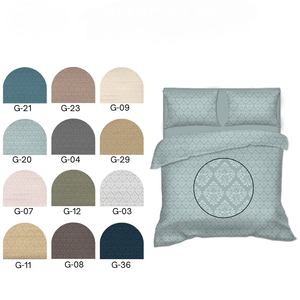 Parures de lit jacquard gaufrées 3, 4 ou 6 pièces – Ensemble de couette de luxe en microfibre – Tailles King et Queen – Vente en gros - Product Image 3