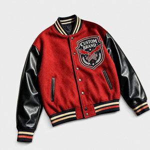 Custom <b>Baseball</b> <b>Jacket</b> Leather Sleeves Plus Size Vintage Style Custom Design Varsity <b>Jacket</b> Letterman <b>Jacket</b> <b>Men</b> <b>Baseball</b> <b>Jacket</b> - Product Image 3