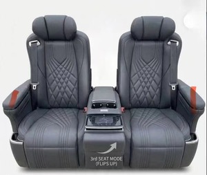 Sedile Auto VIP di Lusso in Pelle con Massaggio Automatico e Rotazione per MPV, Classe V, Vito, <span class=keywords><strong>Sprinter</strong></span>, Toyota Sienna, <span class=keywords><strong>Volkswagen</strong></span>, Poltrona del Capitano - Product Image 4