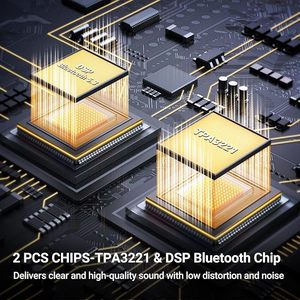 Amplificador de Audio Estéreo Bluetooth Inwa de 200W, Receptor Estéreo Mini Hi-Fi de Doble Canal - Product Image 6