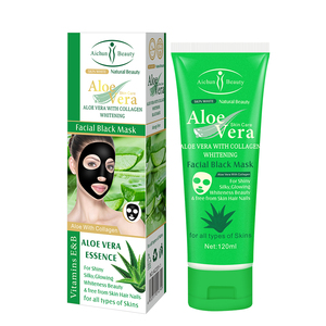 Aichun beauté soins de la peau naturels blanchissant l'<span class=keywords><strong>aloe</strong></span> vera avec collagène visage noir décoller masque pour toute la peau - Product Image 3