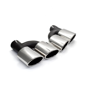 Embout d'échappement en acier inoxydable 304 SYPES pour Audi A4 A5 A6 A7, mise à niveau S4 S5 S6 S7, embout de tuyau d'échappement à quatre sorties, embout de silencieux, embout de tuyau d'échappement - Product Image 4