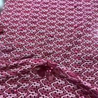 Tissu en dentelle pour robe de mariée bio et écologique, double face, respirant, extensible, anti-moisissure, haute qualité, 100 % polyester