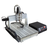 China Mini 3 Axis CNC 6040 Hobby Desktop CNC Router Graveur Machine voor Hout Acryl Messing Aluminium Carving Frezen