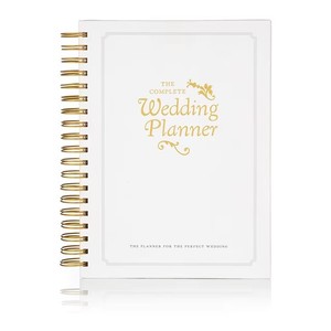 Agenda de Bodas <span class=keywords><strong>con</strong></span> Espiral y Separadores <span class=keywords><strong>con</strong></span> Pestañas, Cubierta <span class=keywords><strong>con</strong></span> Lámina Dorada, Organizador de Bodas <span class=keywords><strong>con</strong></span> Presupuesto, Preparación para Bodas - Product Image 1