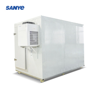 Chambre froide mobile compacte avec unité de condensation monobloc 2HP -18°C pour poisson, viande et glace