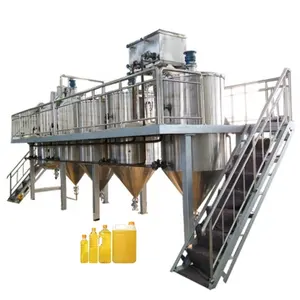 5 ton 10T/D physical Crude Cooking Oil Refining Machine Coconut Oil Refining Machine for RBD coconut oil