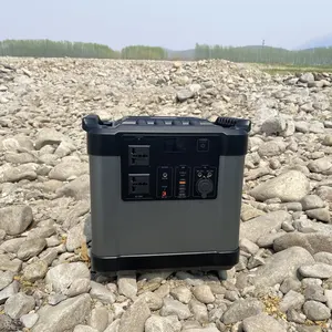 Lithium Batterij Draagbare Power Station 2000W Inverter Generator Eu Plug Voor Ev