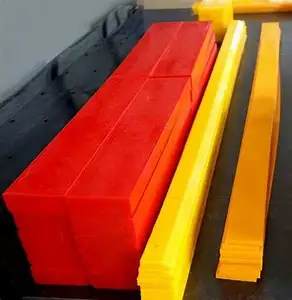 Moulded 25-50mm Thickness Polyurethane Scraper Blades For Snow Plow Cleaning