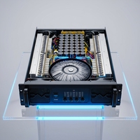 Amplificateur de classe H 4 canaux 1600W par canal, amplificateur stéréo, équipement audio/amplificateurs/haut-parleurs, utilisation professionnelle sur scène