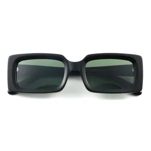 GS5049 vente en gros, lunettes de soleil hommes femmes à la mode 2023 lunettes de soleil rectangulaires polarisées lunettes de soleil en acétate faites à la main