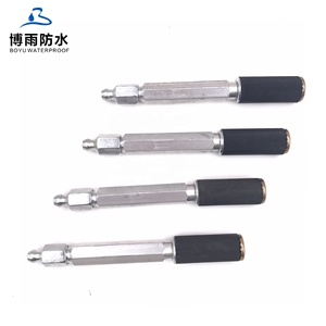 หัวฉีดอัดแรงดันสูงอะลูมิเนียม A10 สำหรับยาแนวชนิดถอดหัวได้ ยี่ห้อ OEM รุ่น L-A10 รับประกัน 3 ปี สำหรับคอนกรีต - Product Image 2