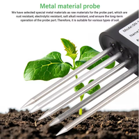 Capteur de sol NPK intelligent 7-en-1 en plastique avec interface USB |   Analyseur de précision EC, pH, température et humidité pour l'agriculture (OEM) Marque TONY