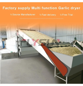 Sécheuse à bande maillée à entraînement par engrenage contrôlée par PLC automatique Flysun pour la déshydratation de l'ail et des épices, haute efficacité, personnalisable - Product Image 3