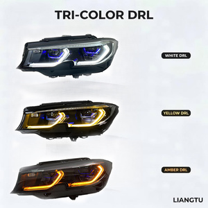 Faro Delantero LT Plug & Play V3 para <span class=keywords><strong>BMW</strong></span> Serie 3 G20 G28 2019-2022, Estilo Láser Exclusivo, Amarillo, Blanco, Ámbar, DRL, Conjunto de Lámparas Delanteras - Product Image 4
