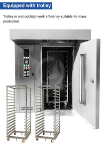 Horno 64 Bandejas De Pan Rotativo Thiết Bị Làm Bánh 32 Khay Công Nghiệp Máy Làm Bánh Mì Lò Quay - Product Image 6