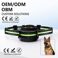 Intelligentes Bell-Aktiviertes Hundehalsband IP67 Wasserdicht Wiederaufladbar Kunststoff 3 Modi Größenverstellbar Bellkontrollgerät für Alle Hunde