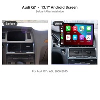 Écran multimédia autoradio Android 12,3''/13,1'' avec CarPlay et Android Auto sans fil, Snapdragon pour Audi Q7 2005-2015, Plug & Play