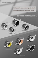 Fabricants vente chaude de haute qualité en aluminium durable projecteurs intégrés Led downlight anti-éblouissement COB 7w projecteurs Led