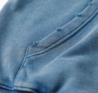 Design personnalisé rétro vieux pull à capuche en coton lourd pour hommes 425g lavé à la pierre 100% sweats à capuche en coton avec impression numérique