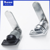 Serrure industrielle sans clé à bouton rotatif pour porte d'armoire, mini-serrure à came en alliage de zinc chromé pour tiroir d'armoire A6207